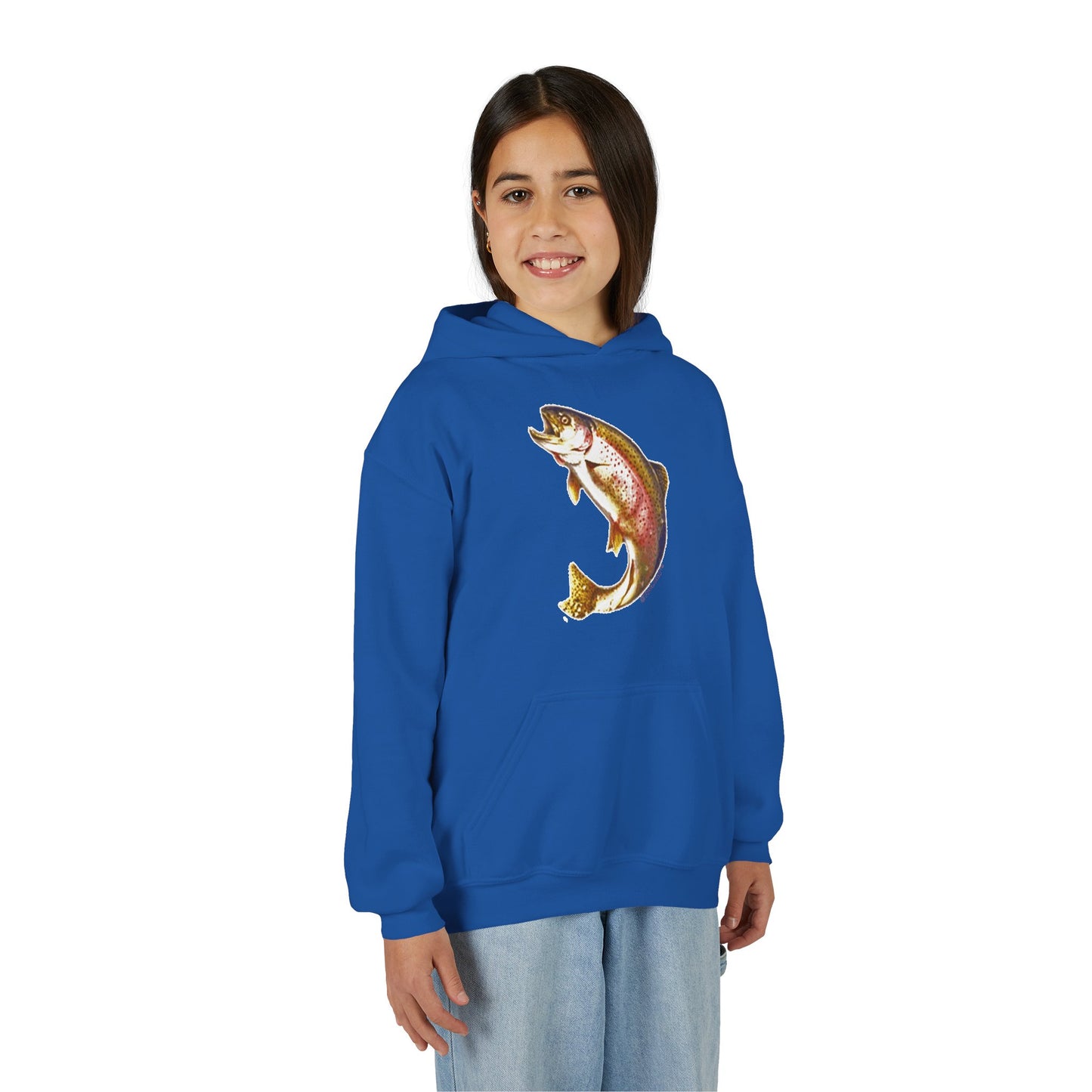 Rainbow Trout Youth Children’s Hoodie Sweatshirt by TOOLOUD
