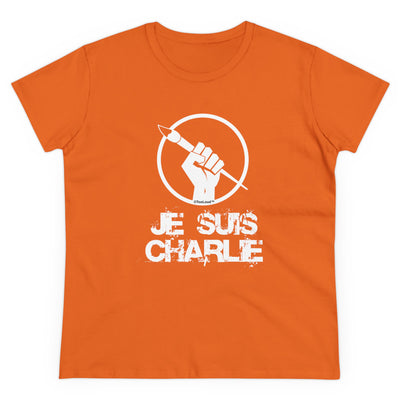 Je Suis Charlie Women's T-Shirt Midweight Cotton Tee