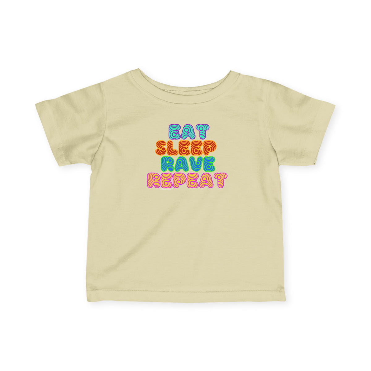 Eat Sleep Rave Repeat Hypnotic Infant T-Shirt by TOOLOUD