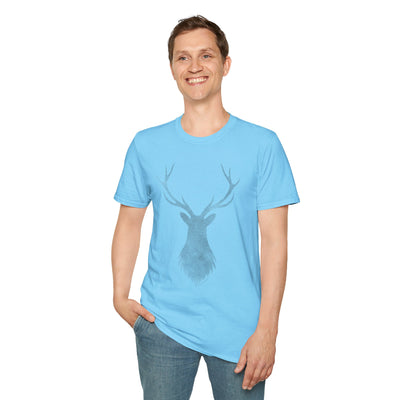 TOOLOUD Majestic Stag Distressed - Premium Adult T-Shirt for the Modern Individual