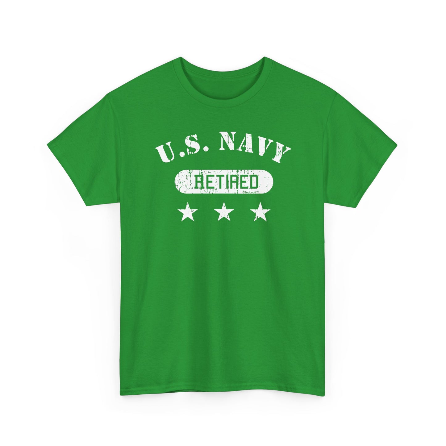 Retired Navy Adult Dark T-Shirt by TOOLOUD