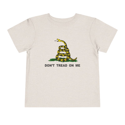 Don't Tread On Me Gadsden Flag Rattlesnake Toddler Short Sleeve T-Shirt