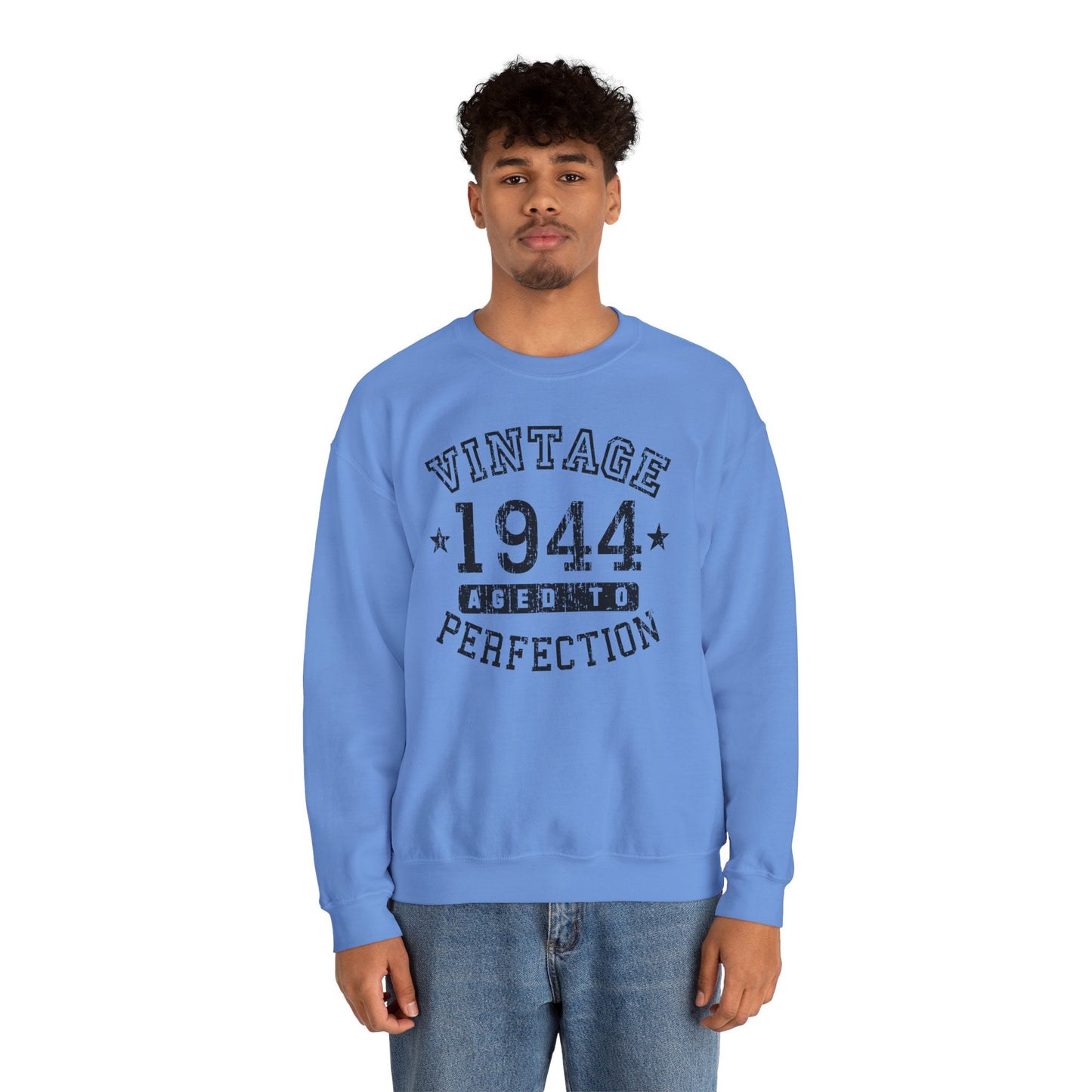 1944 - Vintage Birth Year Sweatshirt Adults Unisex by TOOLOUD