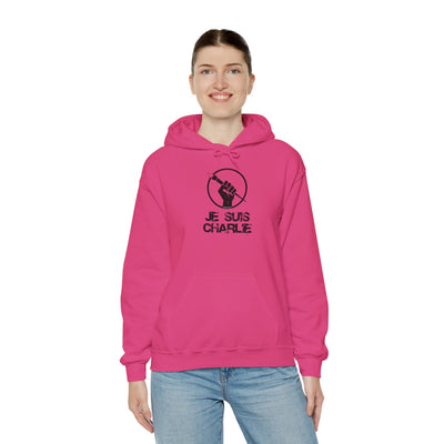 TOOLOUD Je Suis Charlie Hooded Unisex Sweatshirt