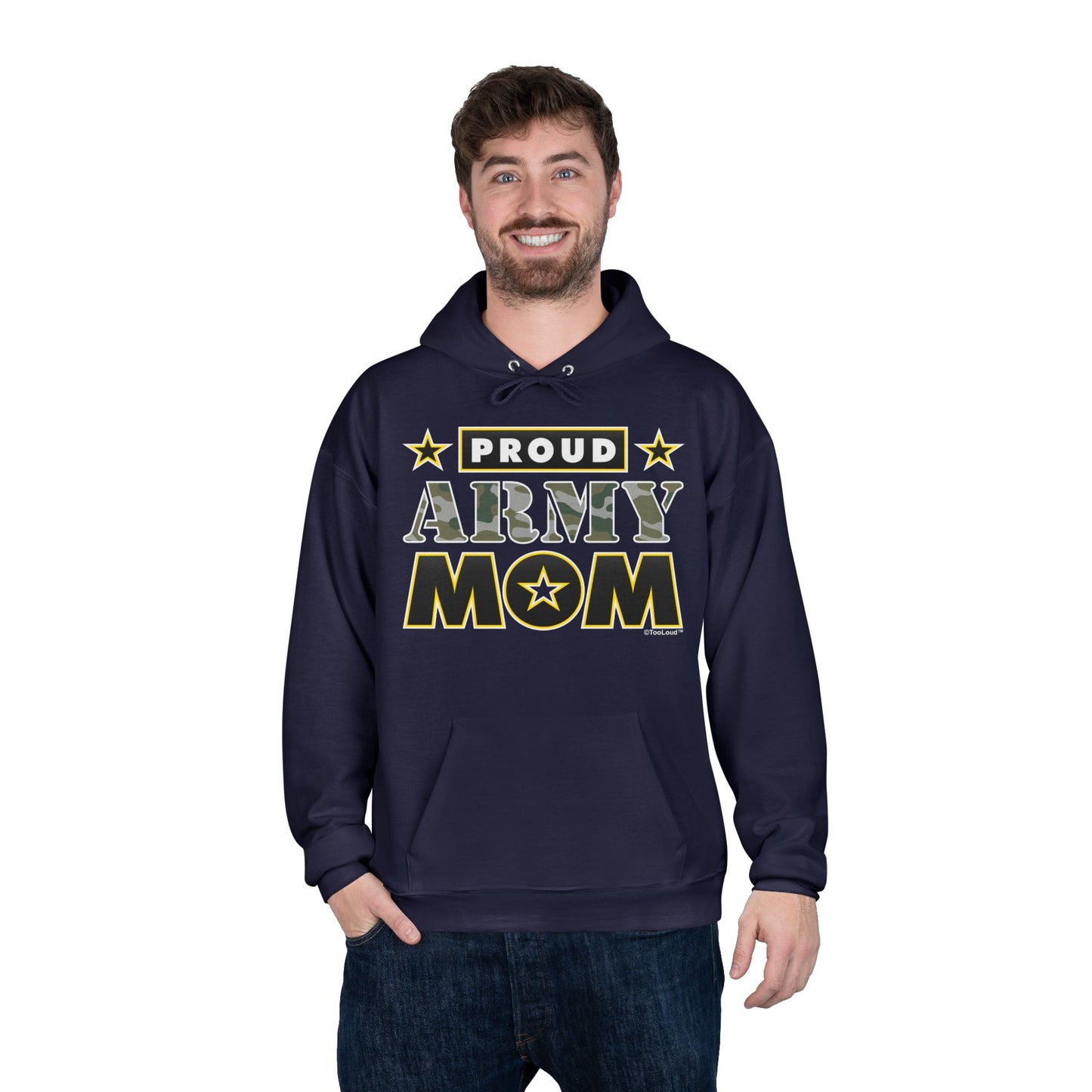 Proud Army Mom Dark Sweatshirt Hoodie by TOOLOUD™