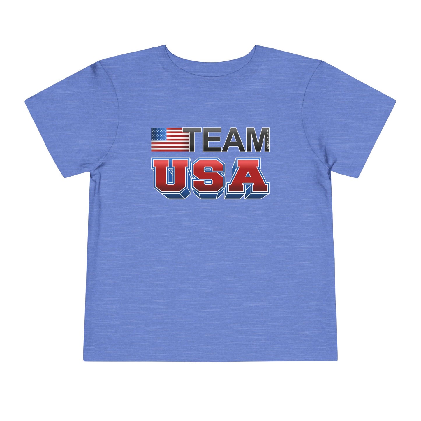 Sporty Team USA Toddler T-Shirt by TOOLOUD