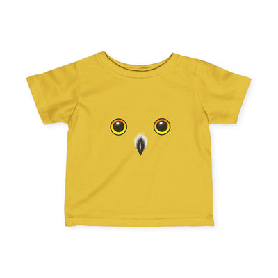 Cute Snowy Owl Face Infant T-Shirt By TOOLOUD