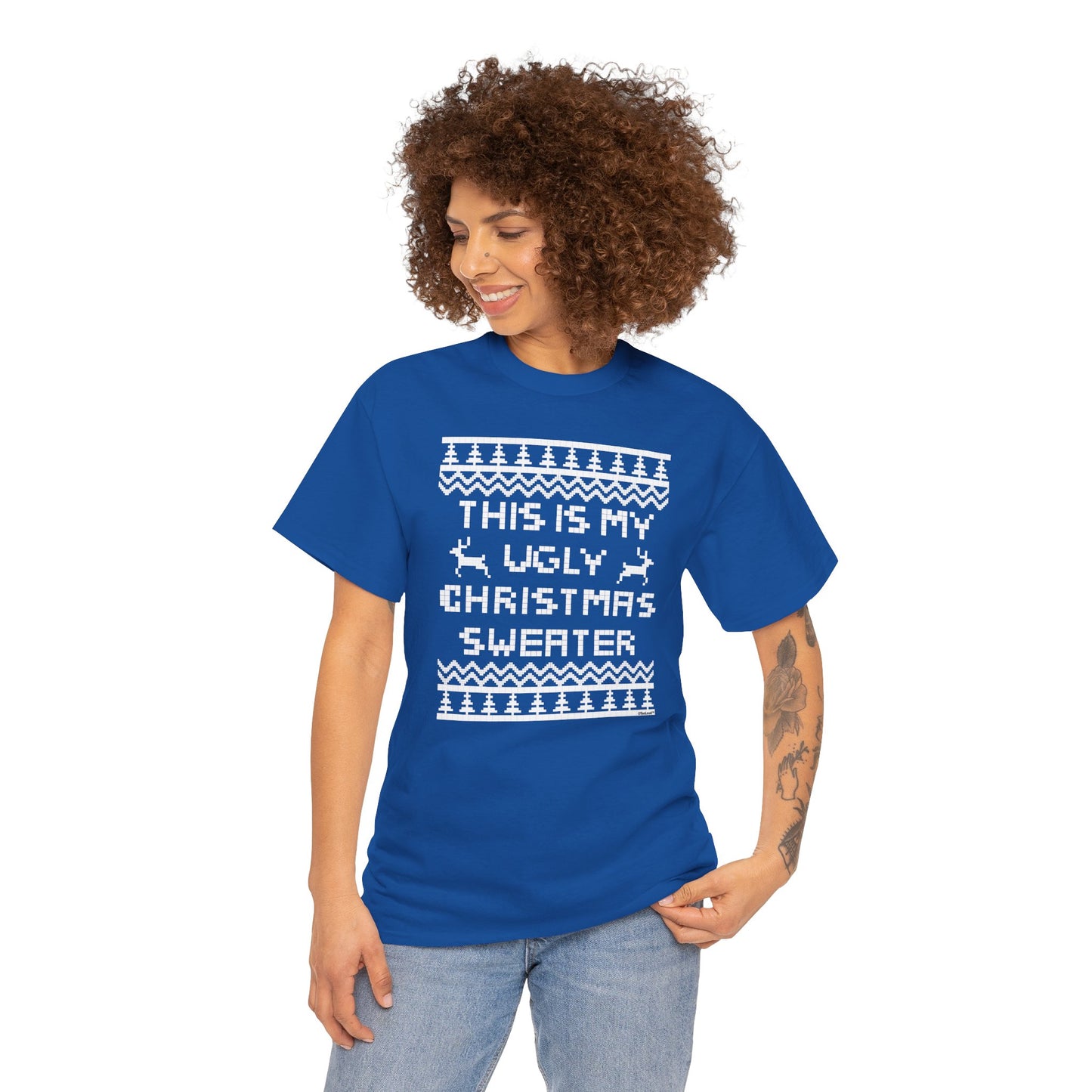 This Is My Ugly Christmas Sweater Women’s Dark T-Shirt by TOOLOUD™