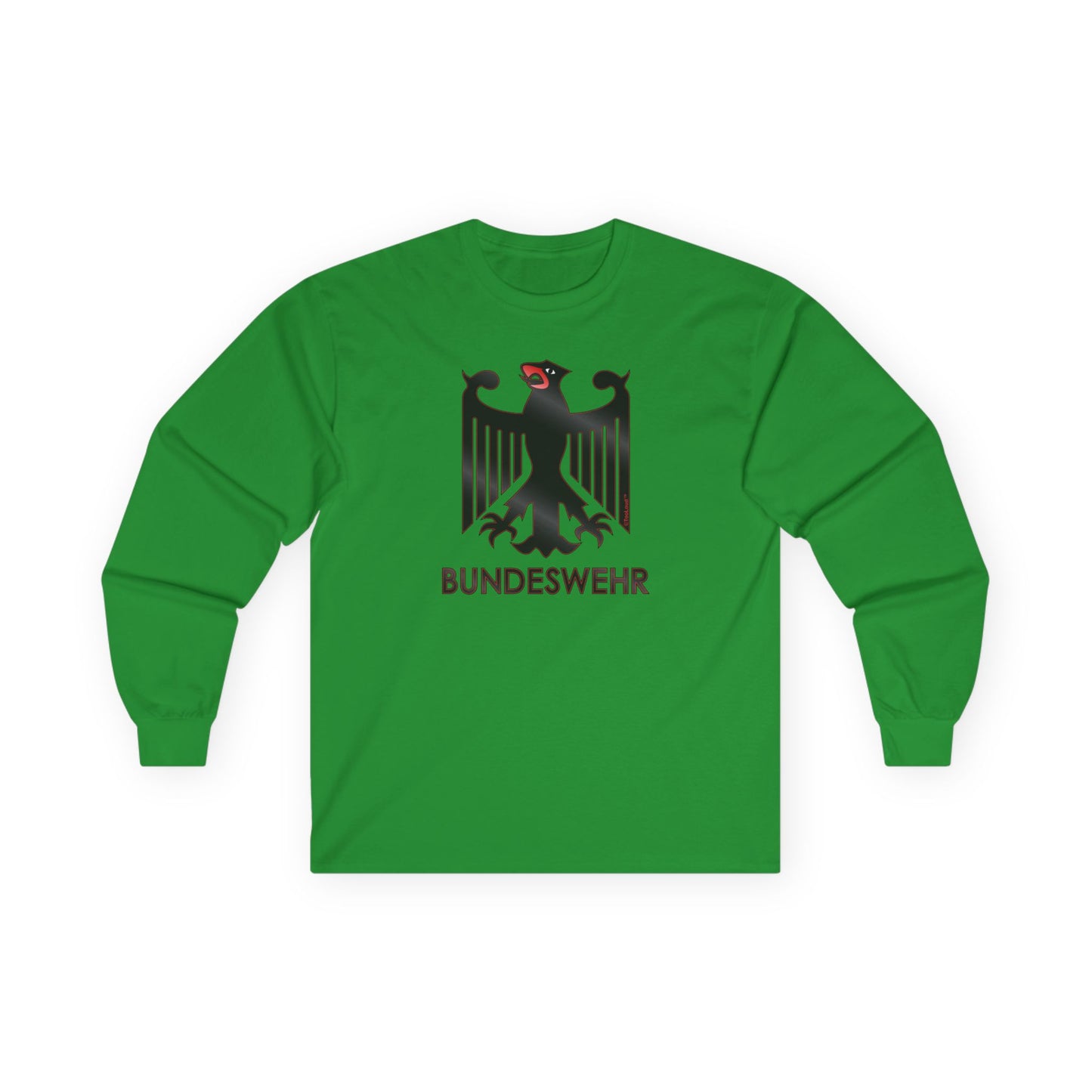 Bundeswehr Logo with Text Adult Long Sleeve Adult Shirt by TOOLOUD