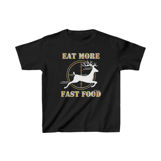 TooLoud Eat More Fast Food - Deer Children's T-Shirt