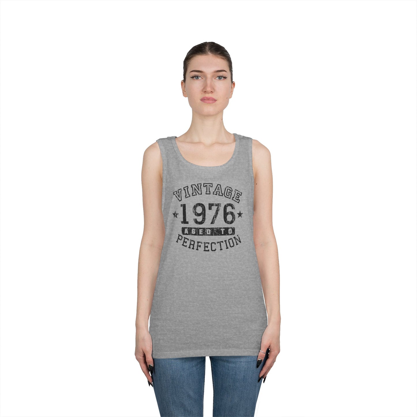 1976 – Vintage Birth Year Unisex Tank Top by TOOLOUD