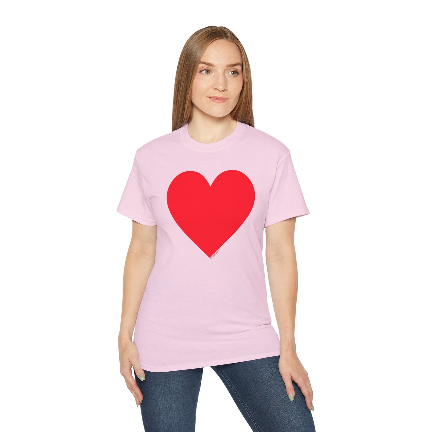Big Red Heart Valentine's Day Women's T-Shirt by TOOLOUD