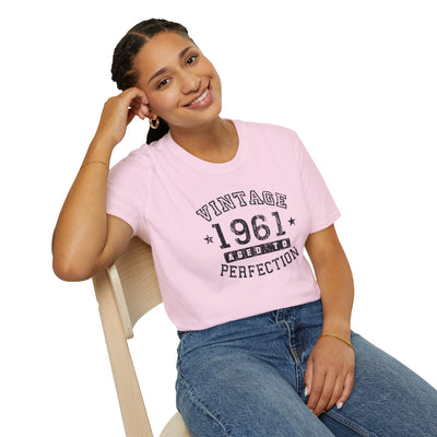 Customized Retro Birth Year Worn-In Unisex Tee for Adults – Exclusively by TooLoud