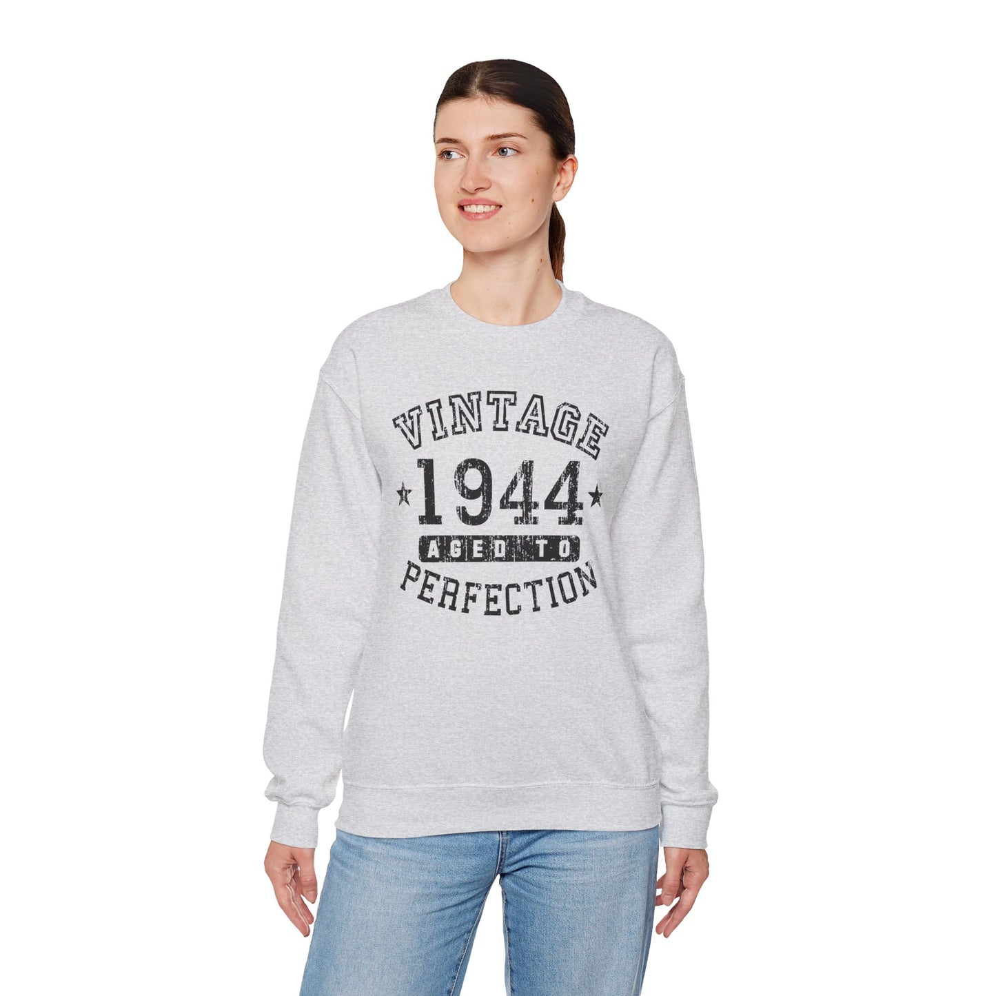 1944 - Vintage Birth Year Sweatshirt Adults Unisex by TOOLOUD