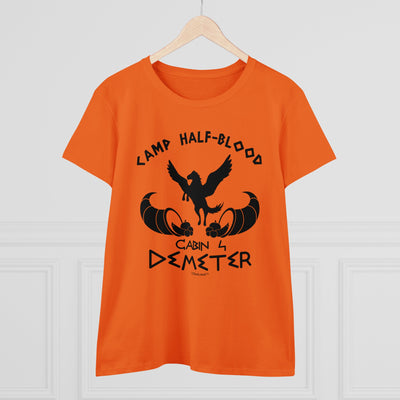 TOOLOUD Cabin 4 Demeter Camp Half Blood Womens T-Shirt