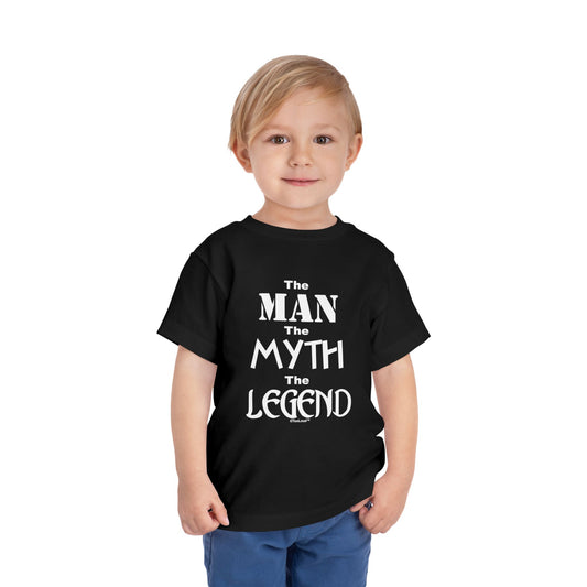 The Man The Myth The Legend Toddler T-Shirt Dark by TOOLOUD