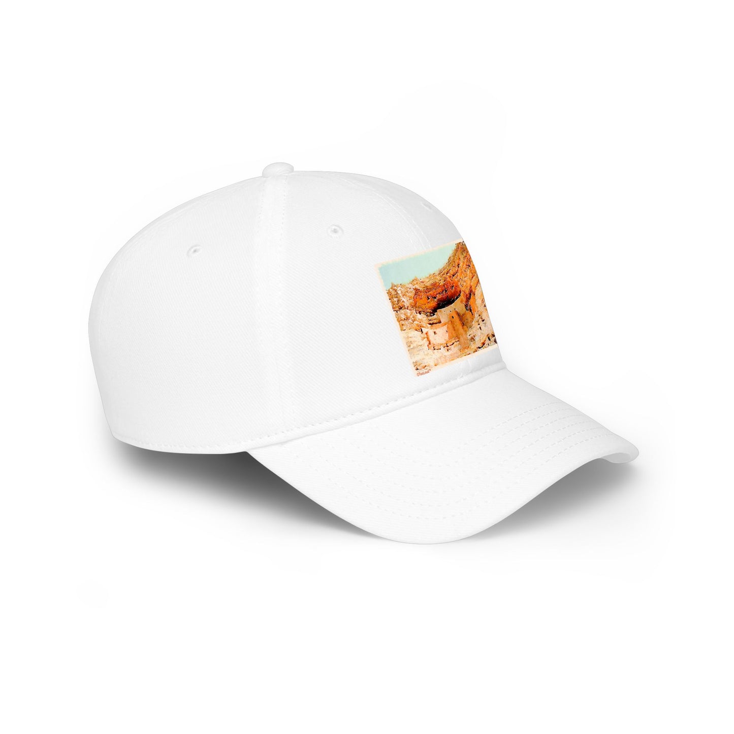 Montezuma Castle Watercolor Adult Baseball Cap Hat by TOOLOUD