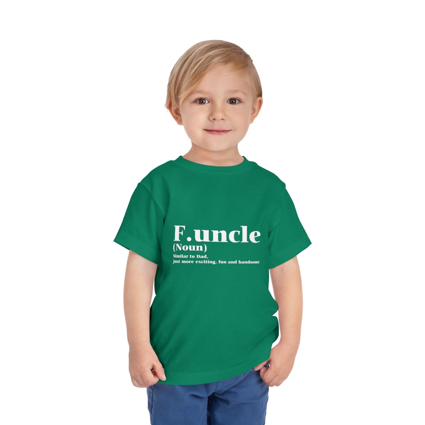 Funcle Fun Uncle Toddler T-Shirt Dark by TOOLOUD
