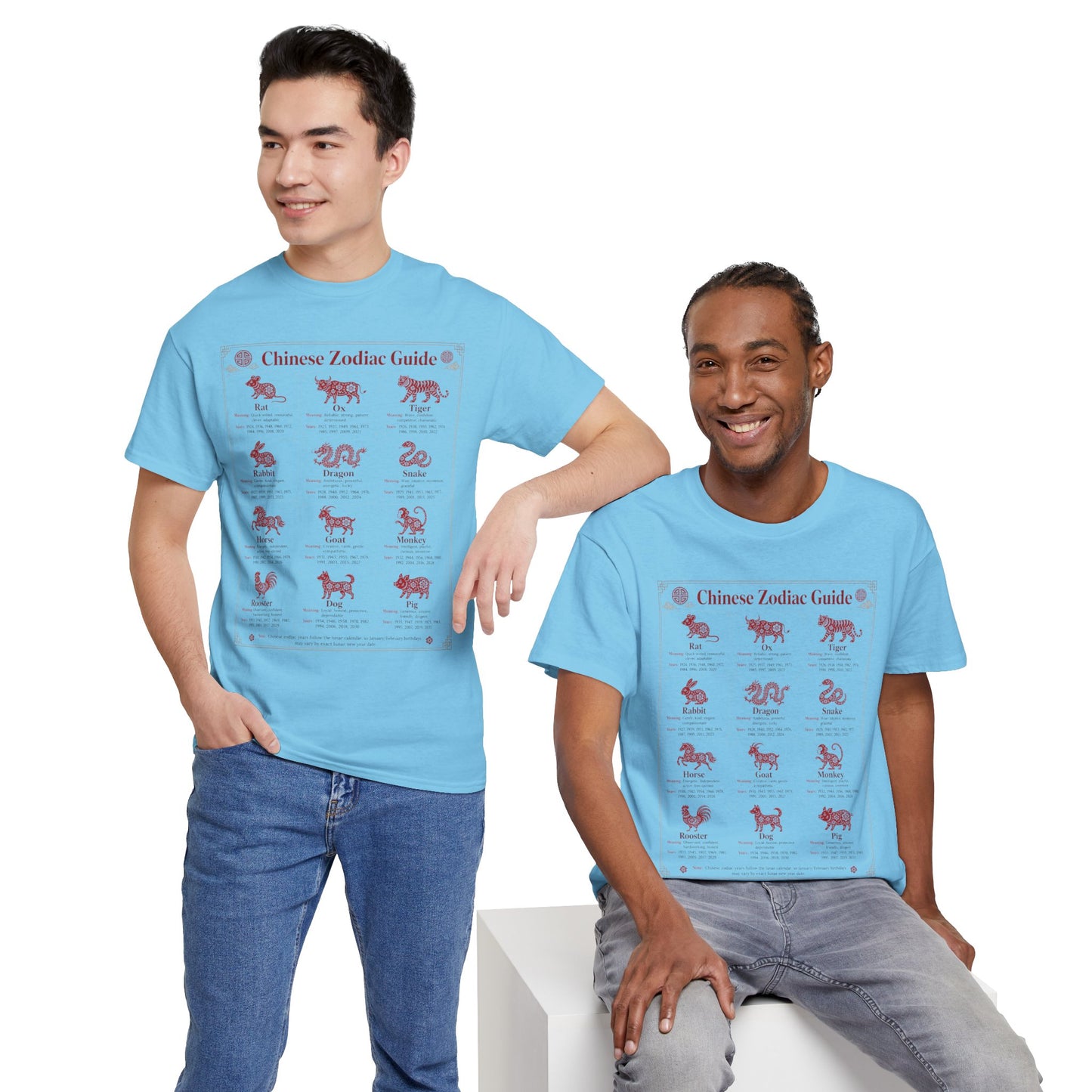 Chinese Zodiac Guide Design #2 T-Shirt by TOOLOUD