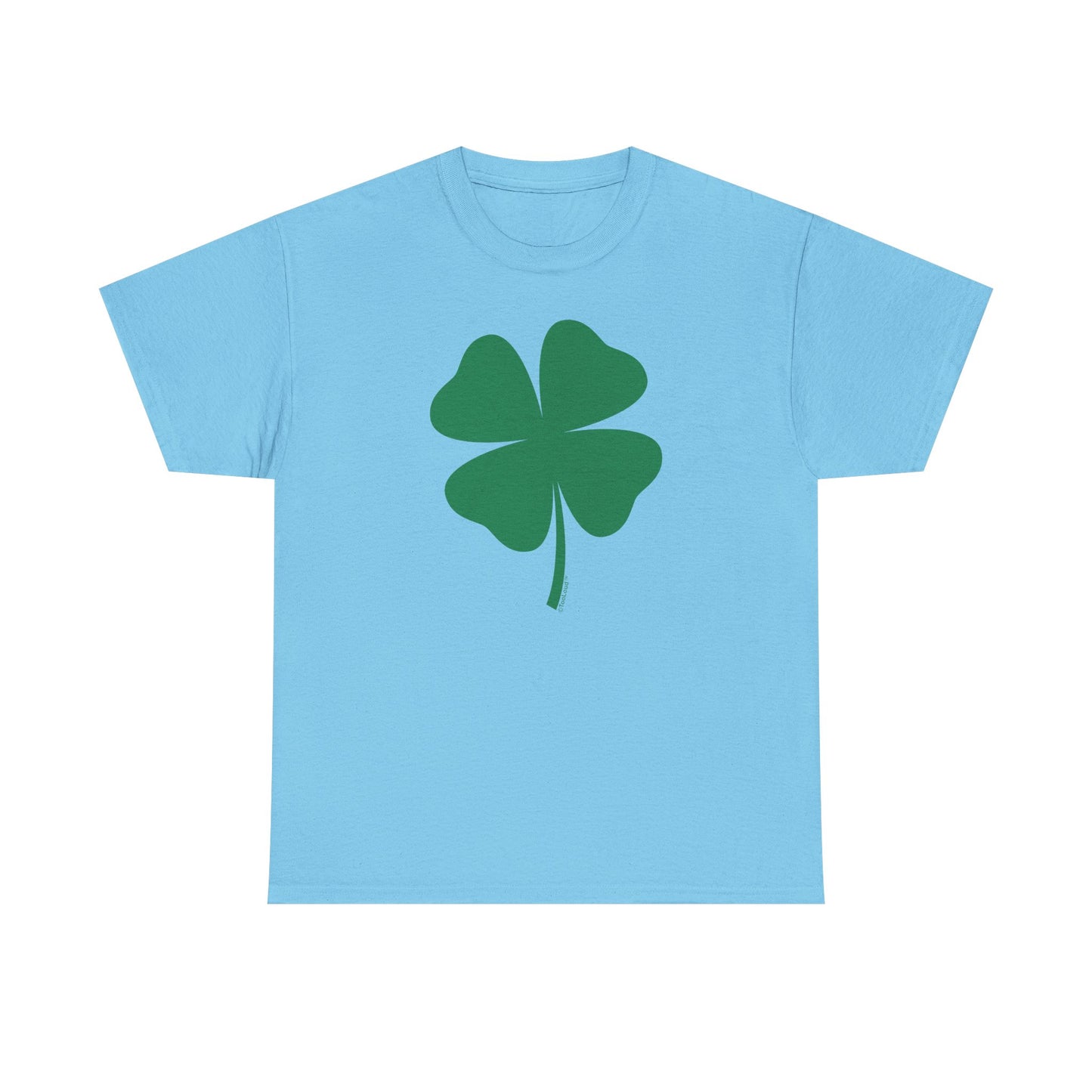 Four Leaf Clover: Adult Print T-Shirt for St. Patrick's Day Celebrations by TOOLOUD