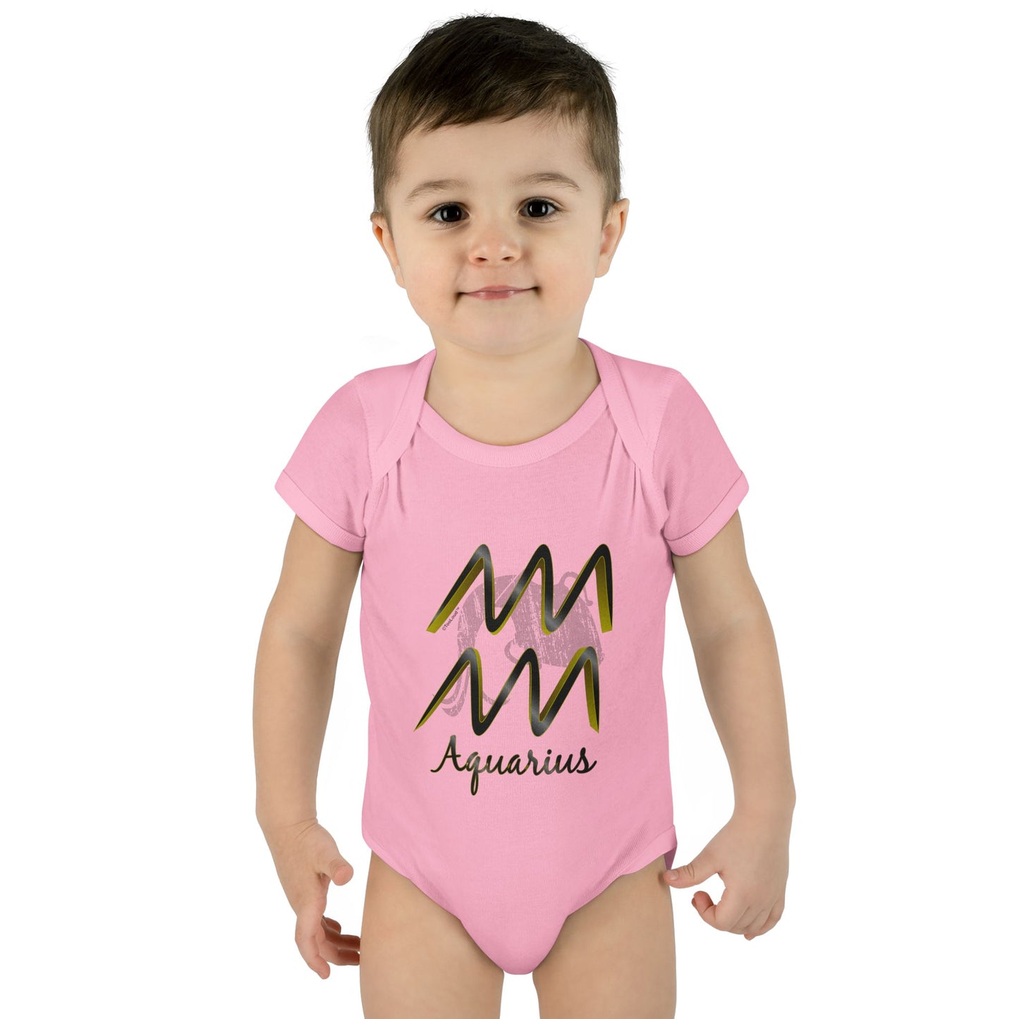 Aquarius Symbol Baby Romper Bodysuit by TOOLOUD