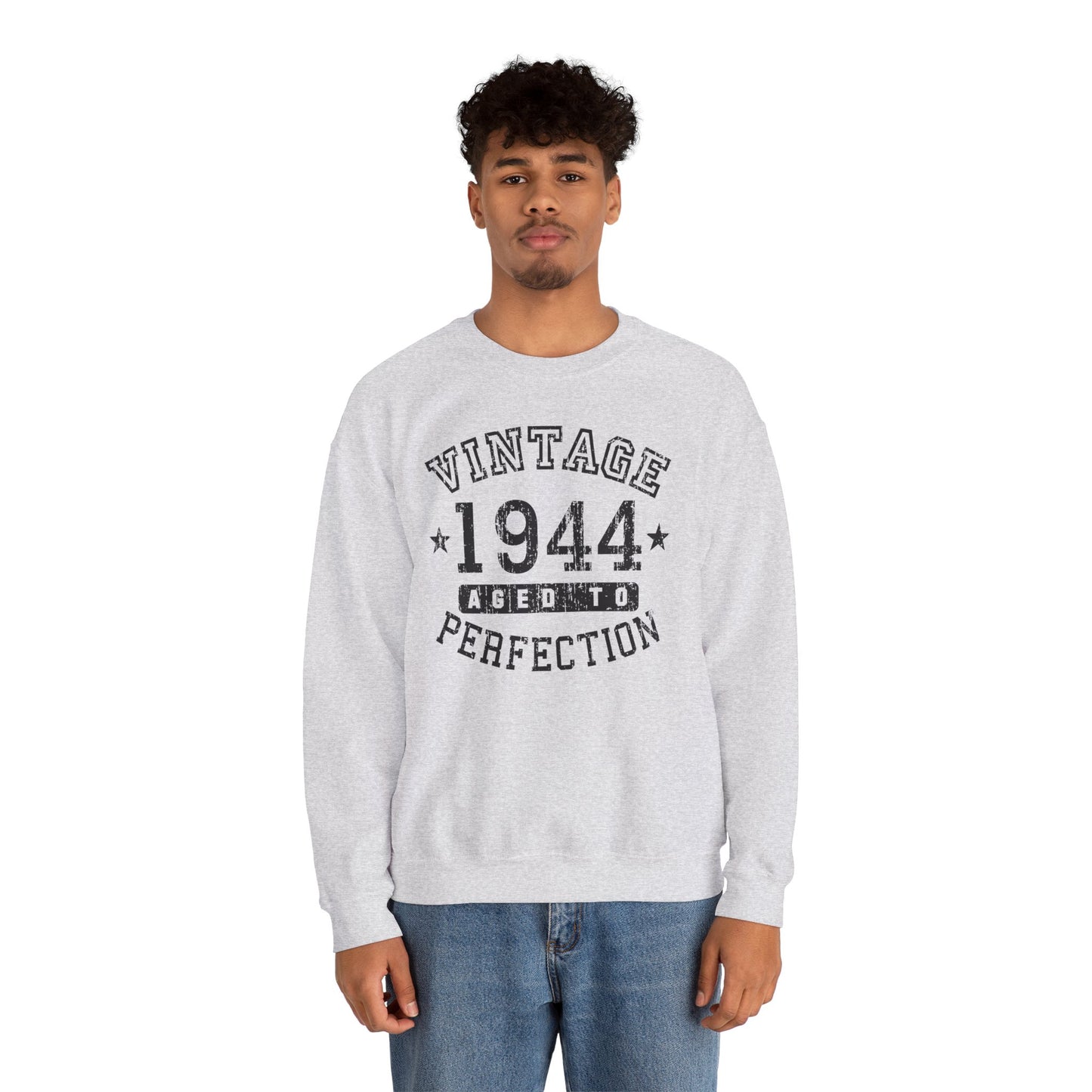 1944 - Vintage Birth Year Sweatshirt Adults Unisex by TOOLOUD