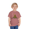 Don't Tread On Me Gadsden Flag Rattlesnake Toddler Short Sleeve T-Shirt