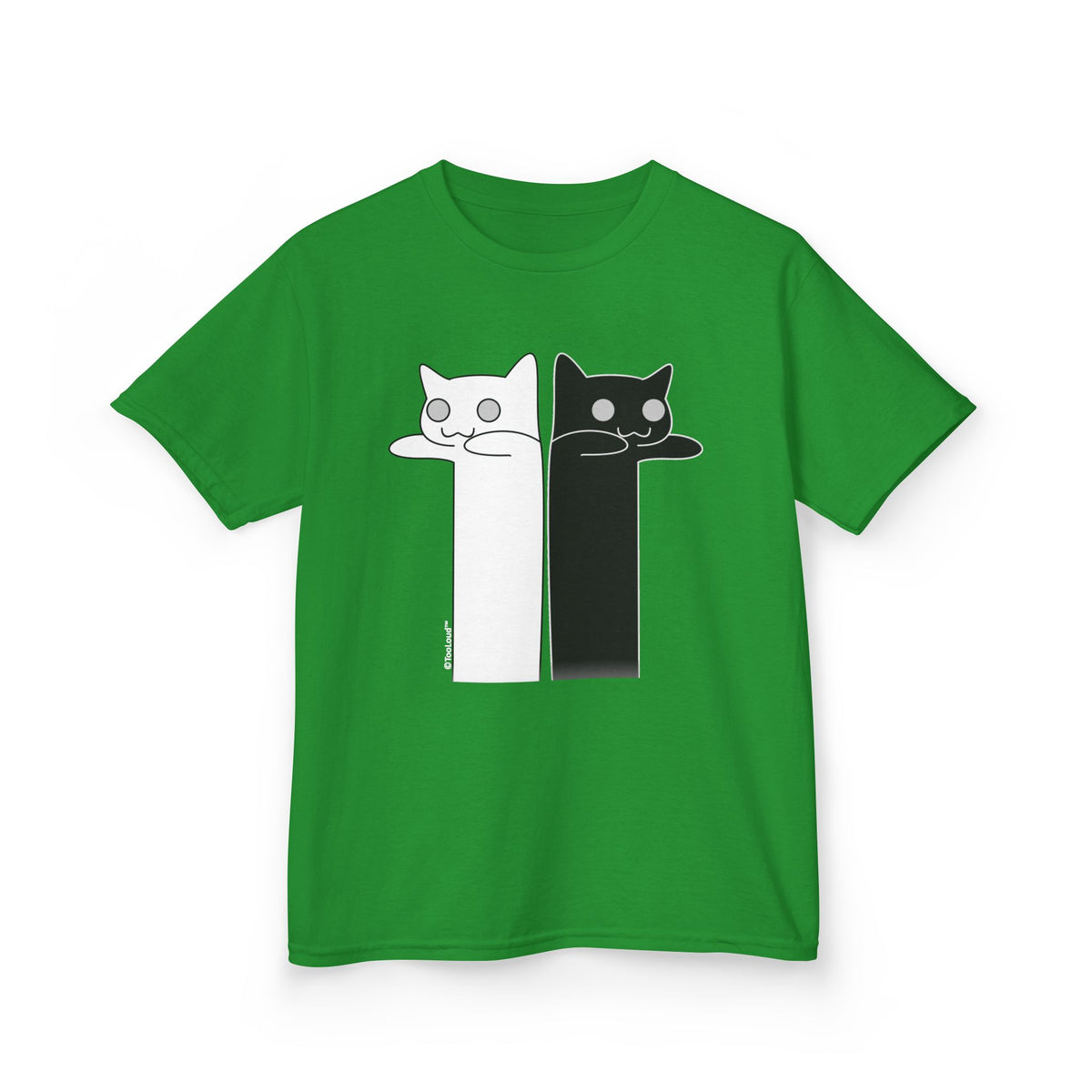 Longcat and Tacgnol – Internet Humor Children's Dark T-Shirt by TOOLOUD