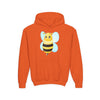 Cute Bee Youth Children's Hooded Sweatshirt by TooLoud