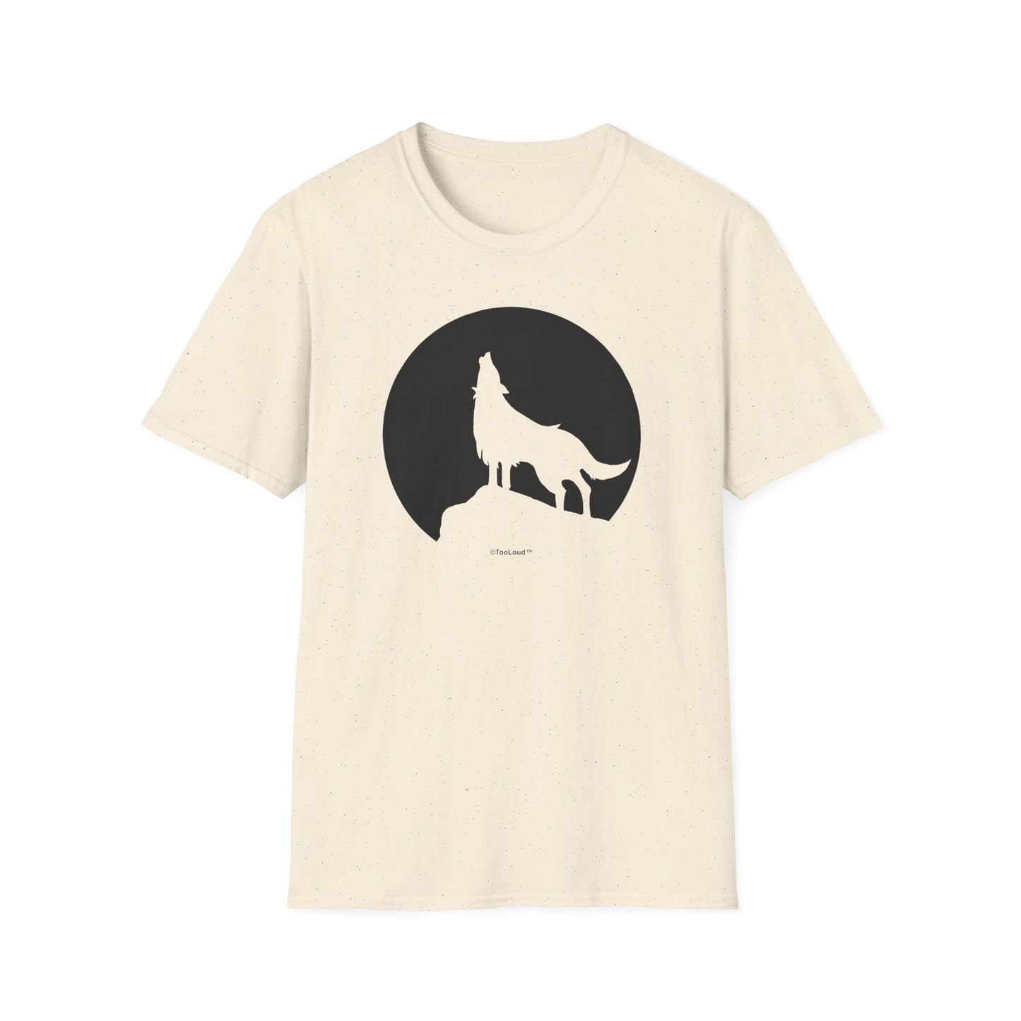 Wolf Howling at the Moon – Design #1 Women’s T-Shirt by TOOLOUD