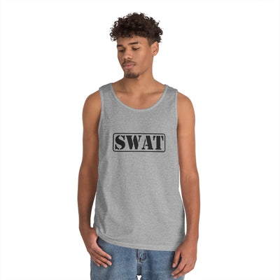 TOOLOUD SWAT Team Logo - Text #2 Unisex Tank Top Heavy Cotton