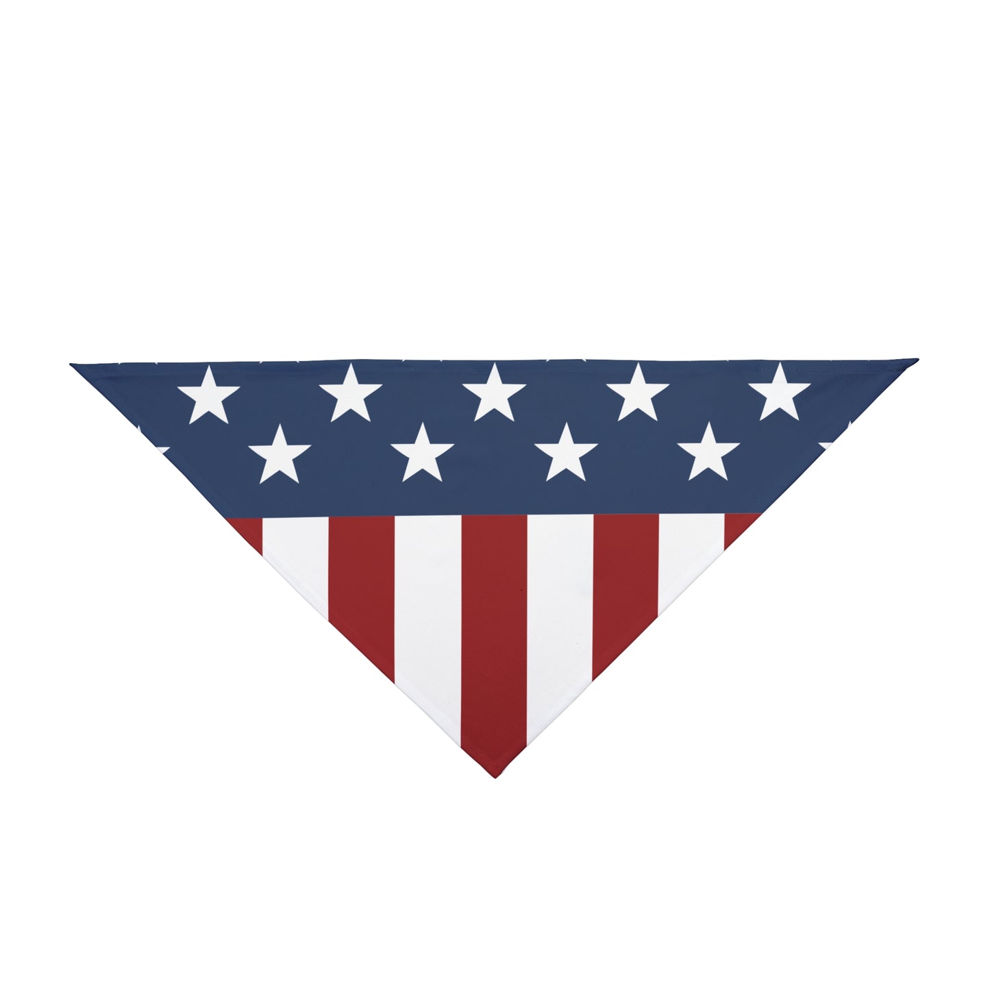 Stars and Stripes American Flag Dog Bandana 20" or  26" Size All Over Print by TOOLOUD