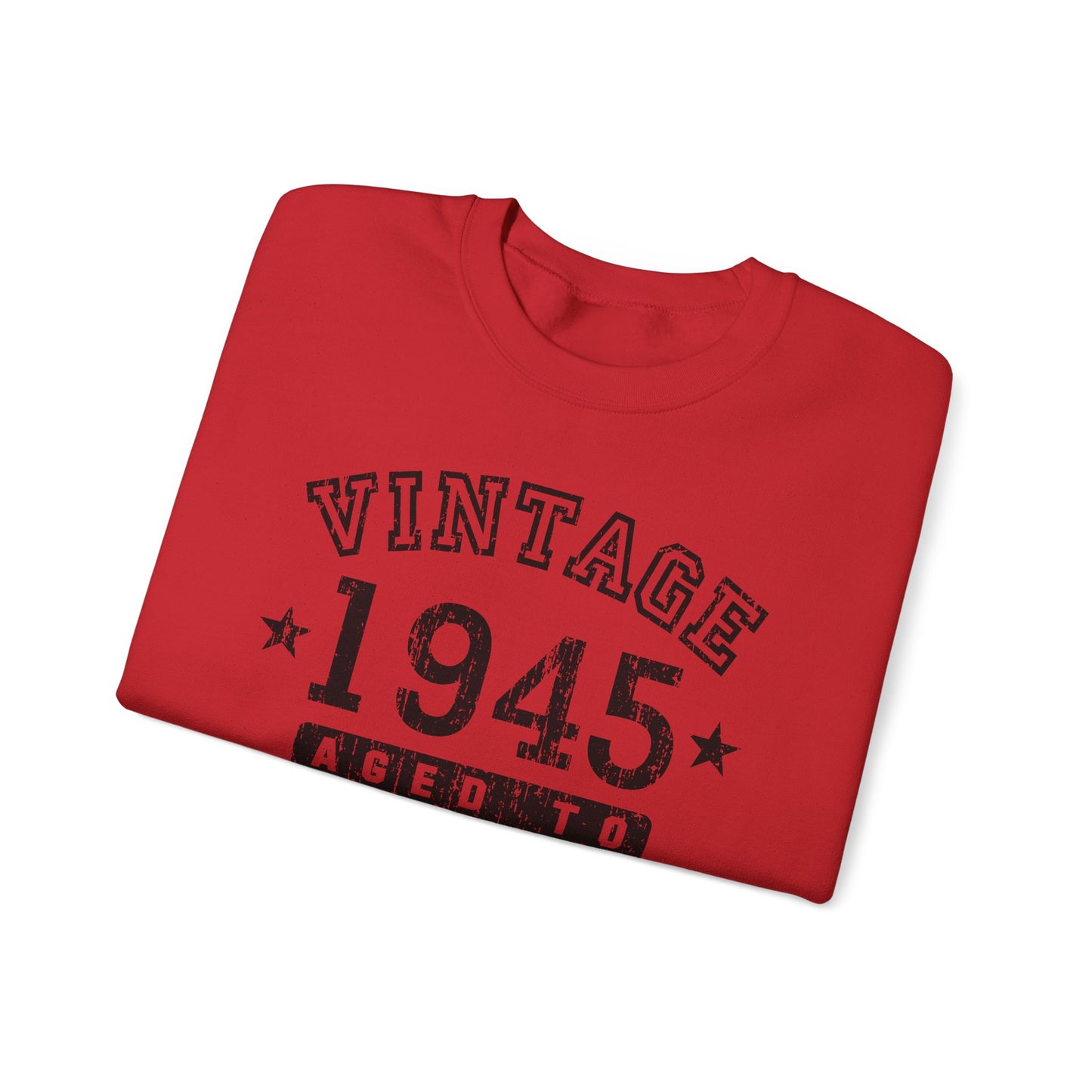 1945 - Vintage Birth Year Sweatshirt Adults Unisex by TOOLOUD
