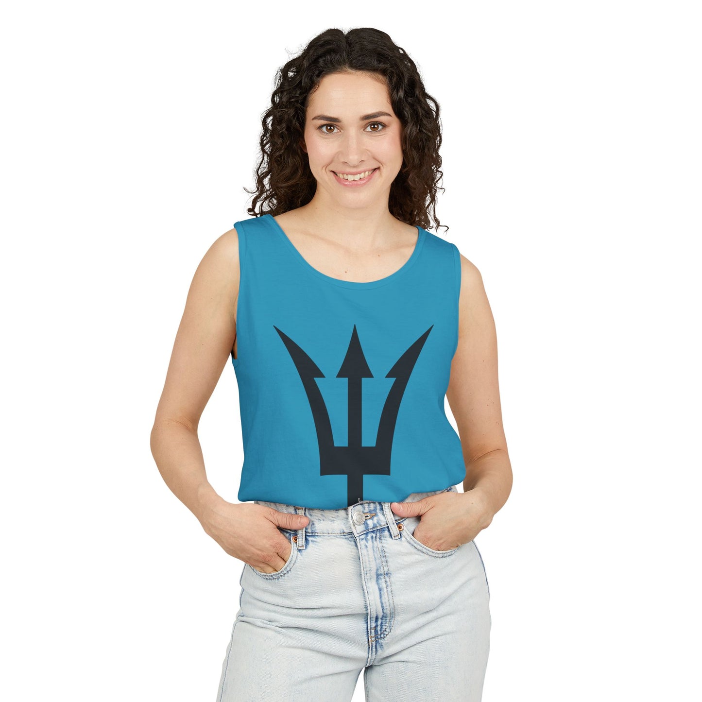 Trident of Poseidon Unisex Loose Tank Top by TOOLOUD