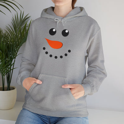 TOOLOUD Snowman Face Christmas Adult Unisex Hoodie Sweatshirt