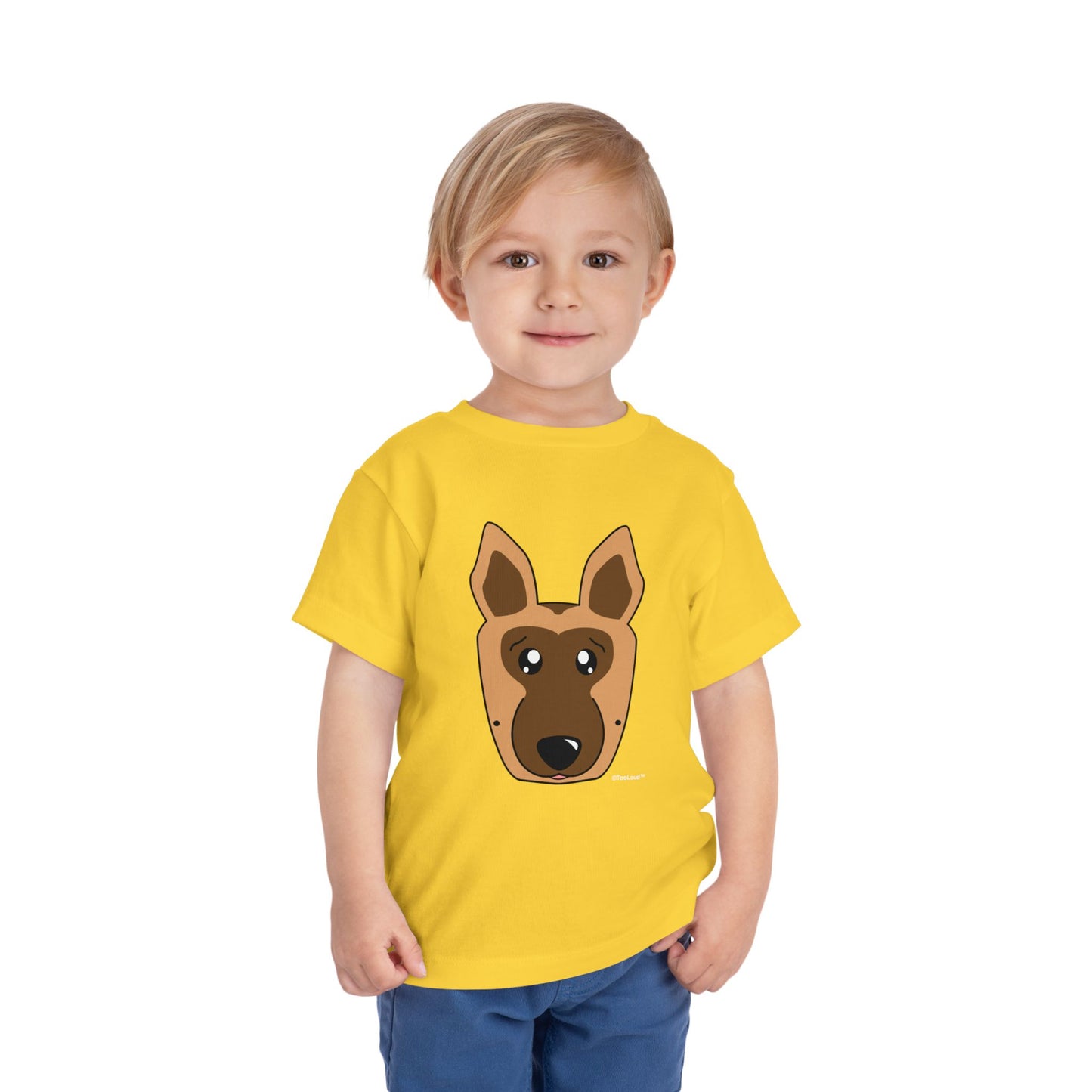Cute German Shepherd Dog Toddler T-Shirt by TOOLOUD