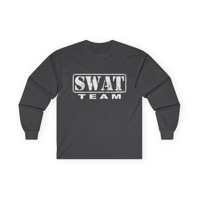 TOOLOUD SWAT Team Logo - Distressed Adult Long Sleeve Dark T-Shirt