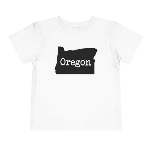 Oregon - United States Shape Toddler T-Shirt by TOOLOUD
