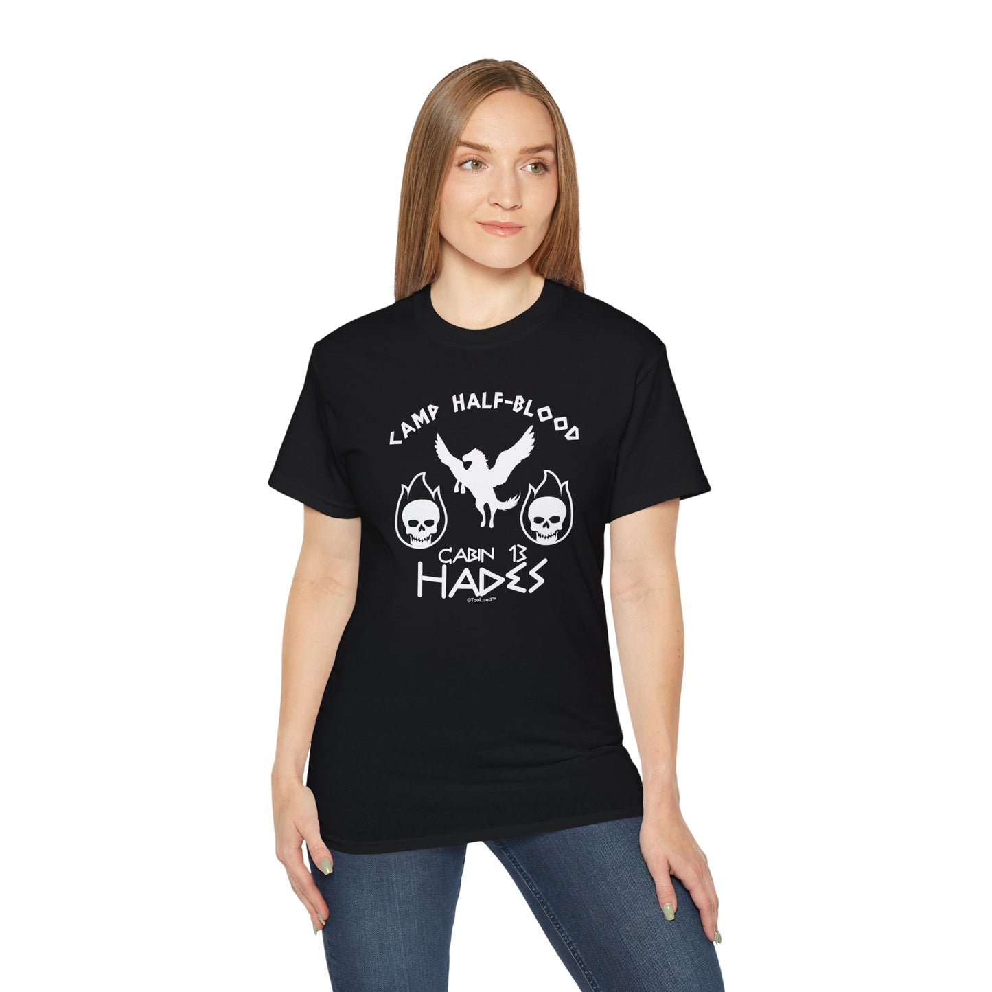 Cabin 13 Hades Camp Half Blood Women’s Dark T-Shirt by TOOLOUD
