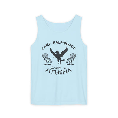 Camp Half Blood Cabin 6 Athena Loose Adult Garment-Dyed Tank Top by TOOLOUD