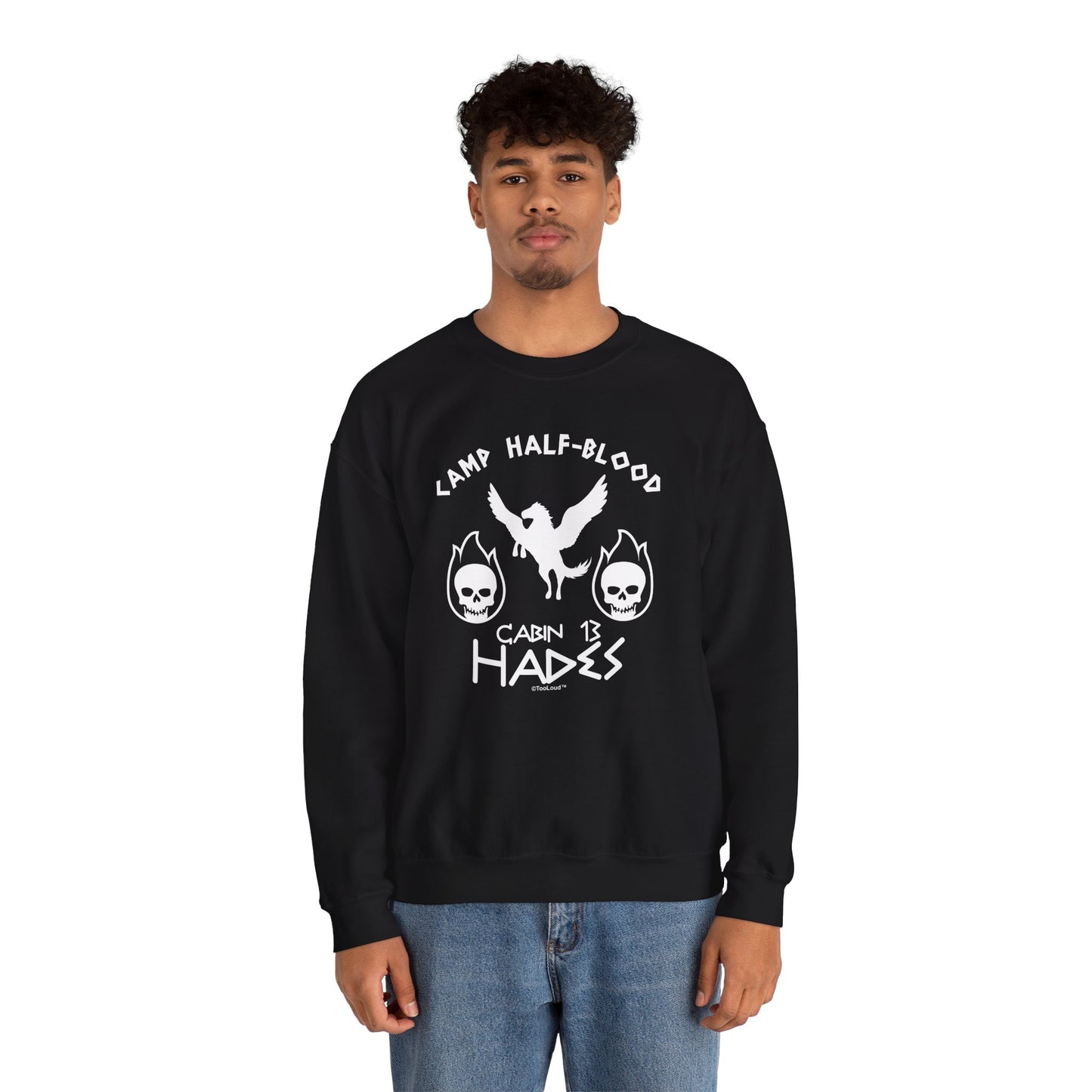 Cabin 13 Hades Half-Blood Adult Dark Sweatshirt by TOOLOUD