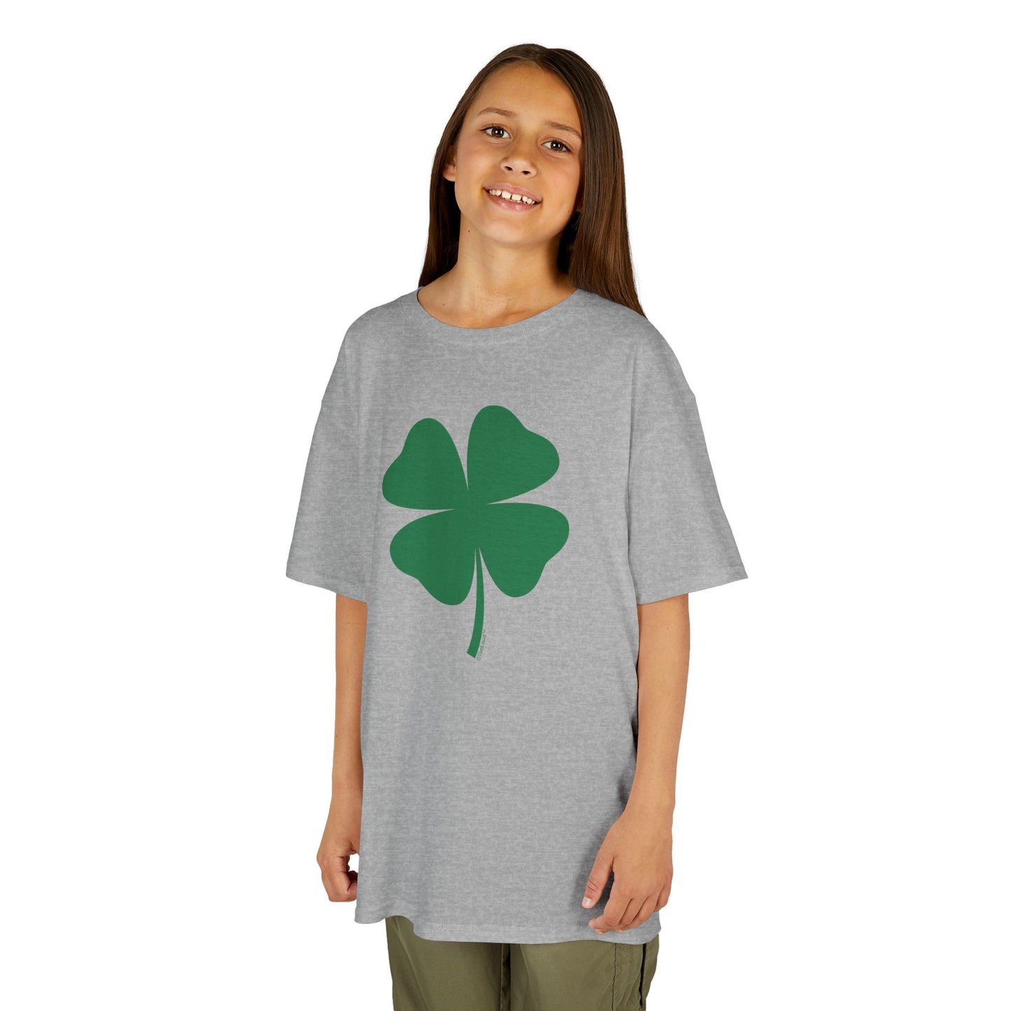 Lucky Four Leaf Clover St. Patrick's Day Children's T-Shirt by TOOLOUD