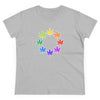 Rainbow Pot - Marijuana Leaf Women’s T-Shirt Cotton Tee (INTL-ORDERS)