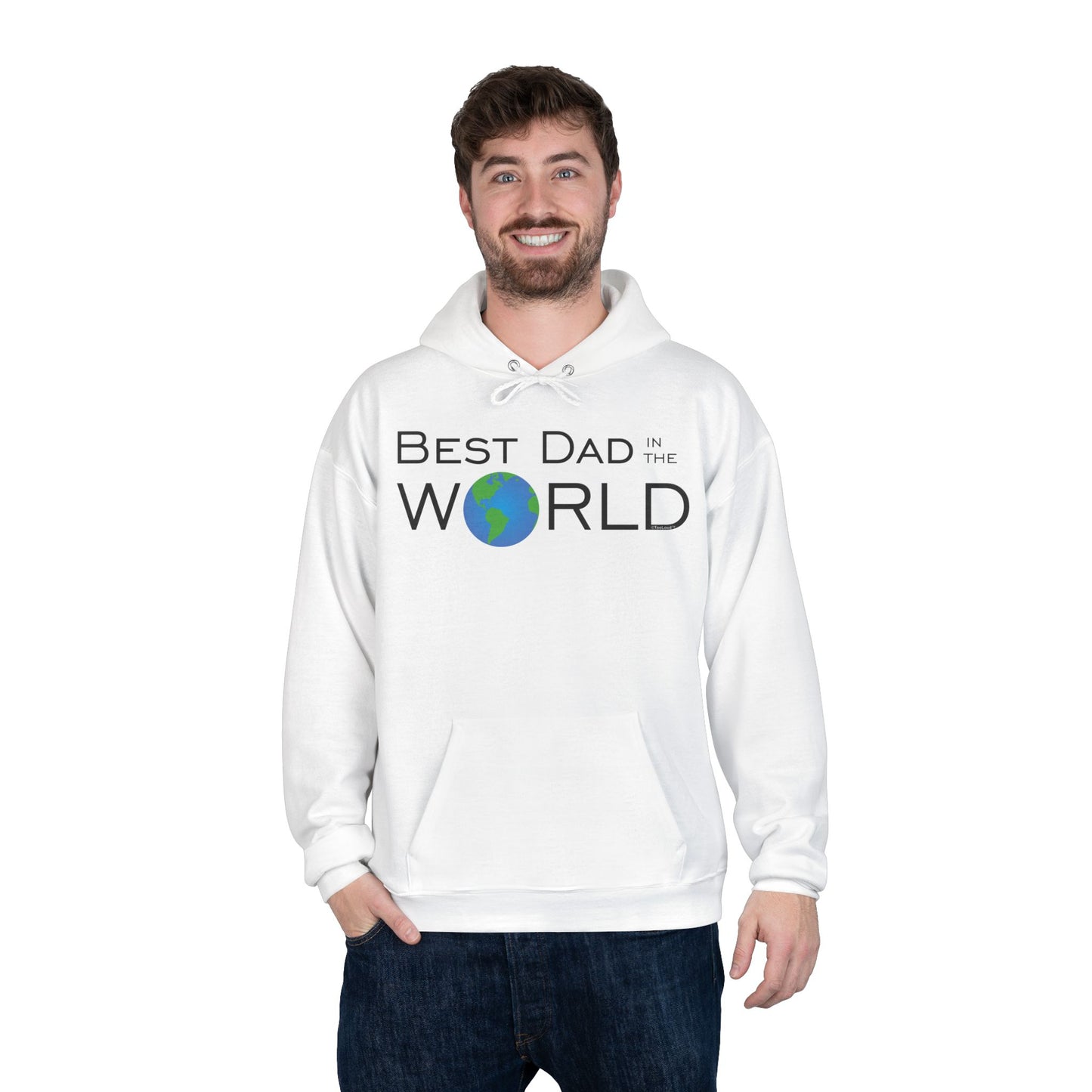 Best Dad in the World – Hoodie Sweatshirt Pullover by TOOLOUD