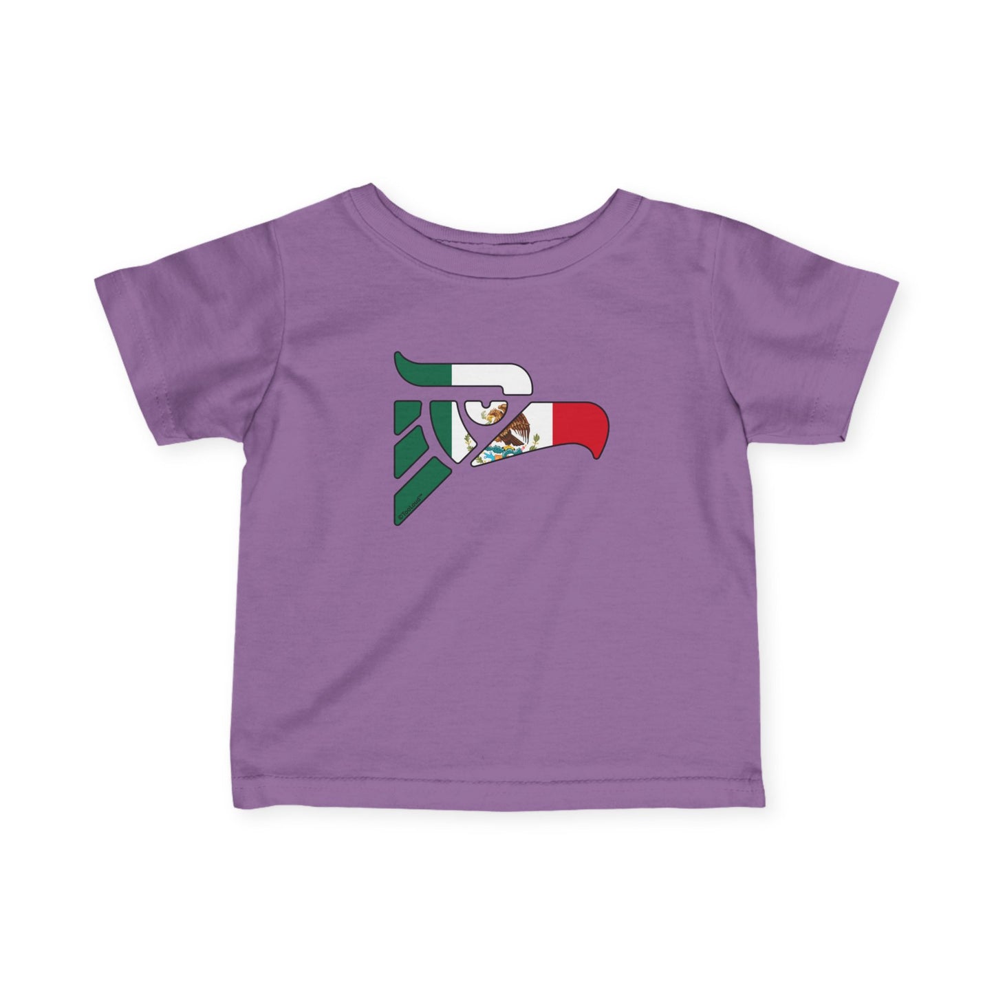 Hecho en Mexico Eagle Symbol – Mexican Flag Infant T-Shirt (Dark) by TOOLOUD