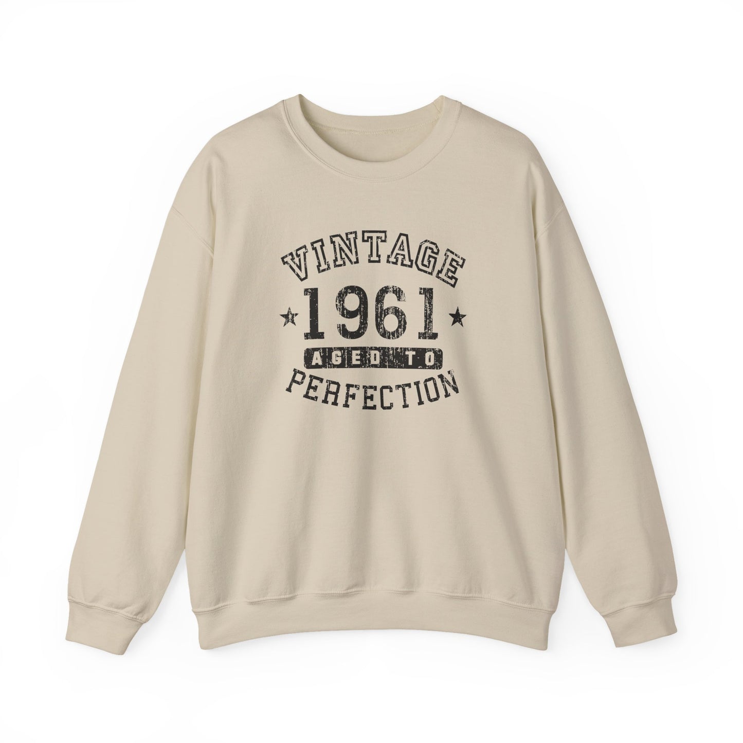 60th Birthday Vintage Birth Year 1961 Crewneck Sweatshirt by TOOLOUD
