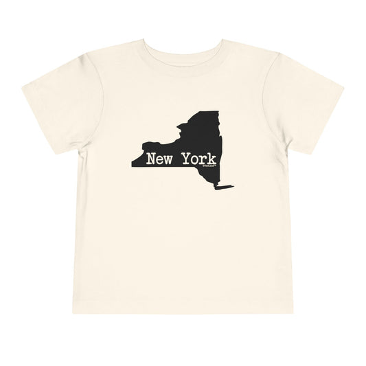 New York - United States Shape Toddler T-Shirt by TOOLOUD