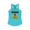 Slippery When Wet Women's Petite Racerback Tank Top by TOOLOUD