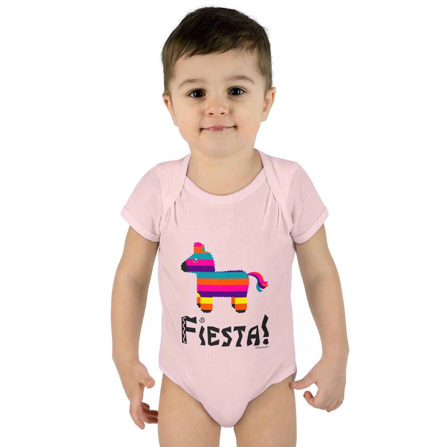 Colorful Piñata Design – Fiesta Baby Romper Bodysuit by TOOLOUD