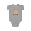 TooLoud Planet Jupiter Text Baby Romper Bodysuit